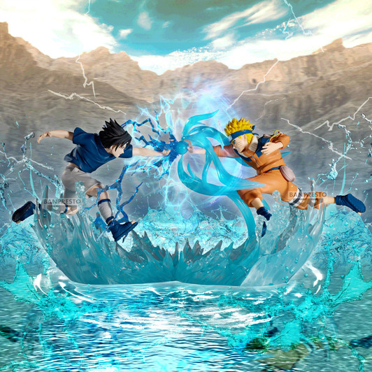 Naruto Uzumaki & Sasuke Uchiha Combination Battle Prize Figure Set