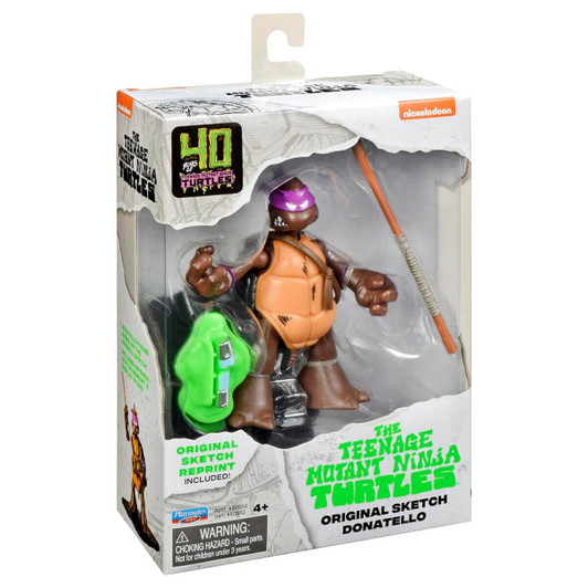 Playmates TMNT Original Sketch Design Donatello action figure