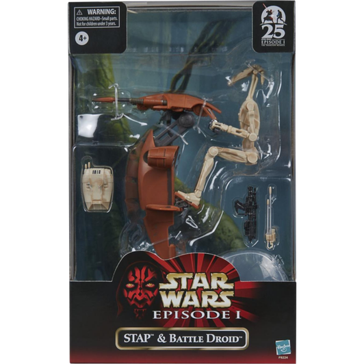 Hasbro Star Wars Black Series STAP and Battle Droid 6" action figure