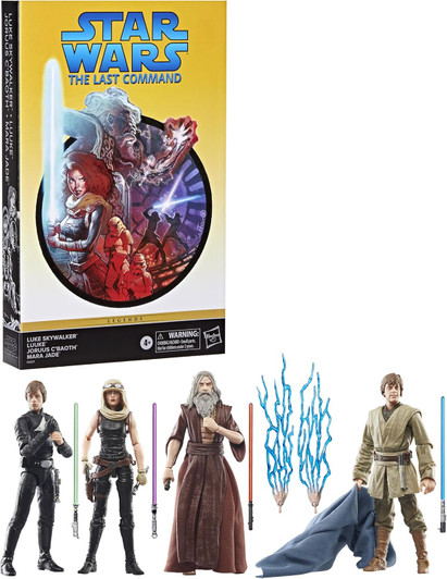 Hasbro STAR WARS The Black Series The Last Command Luke Skywalker, Luuke, Joruus C'baoth, Mara Jade 6-Inch Action Figures