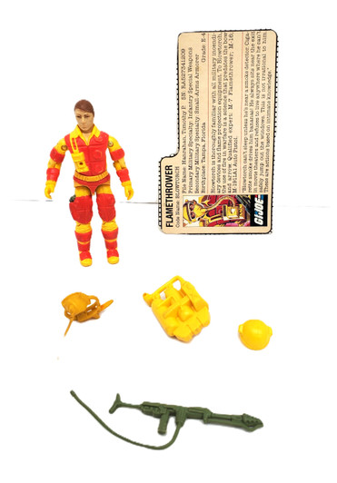 Hasbro GI JOE (1984)  Blowtorch action figure