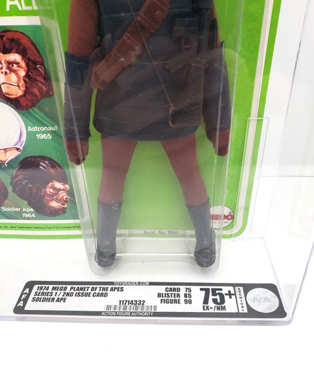 MEGO (1974) Planet of the Apes Soldier Ape action figure AFA graded 75+