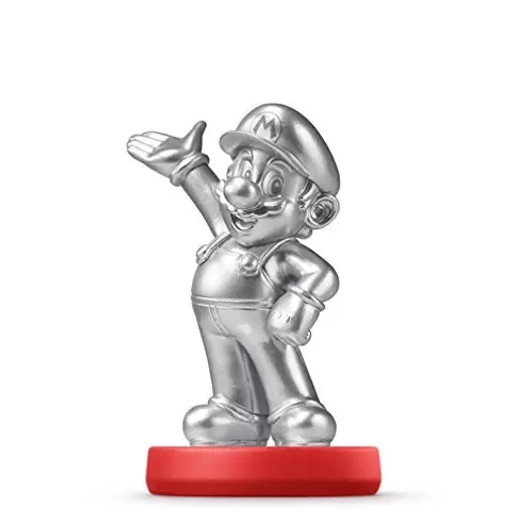 Nintendo Amiibo Super Mario SILVER edition