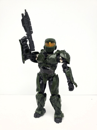 HALO Deluxe Figure UNSC Mantis and Spartan EVA Armor Defense System