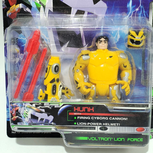 Trendmasters (1998) Hunk with Cyborg Cannon action figure (open package)