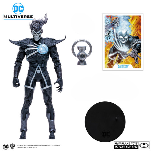 McFarlane DC Multiverse Black Lantern Deathstorm 7in Action Figure (no package)