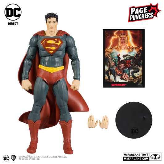 McFarlane DC Multiverse Page Punchers Superman action figure (no package)