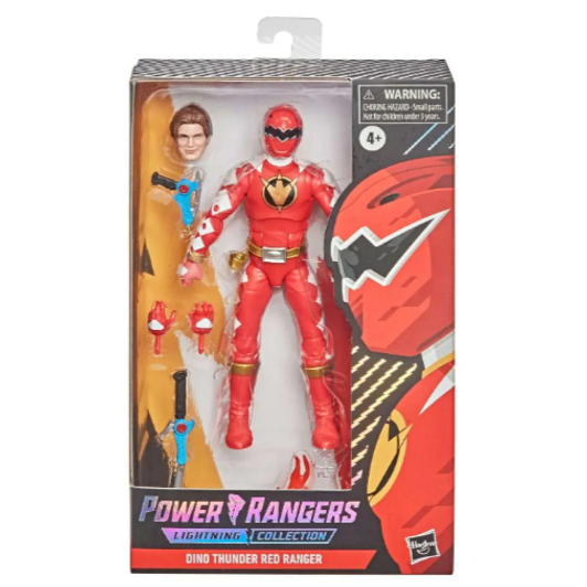 Hasbro Power Rangers Lightning Collection  Dino Thunder Red Ranger 6" Action Figure