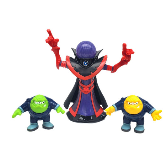 Fisher Price (2009) Planetary Heroes Black Hole "Professor Darkness" with Photon and Neutron (no package)