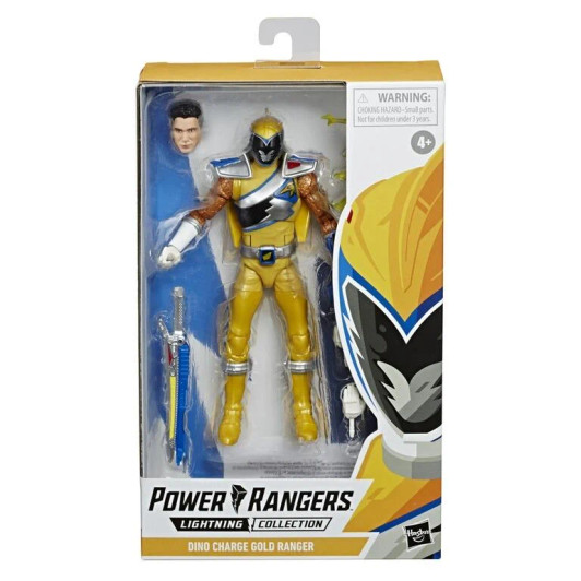 Hasbro Power Rangers Lightning Collection Dino Charge Gold Ranger 6" action figure