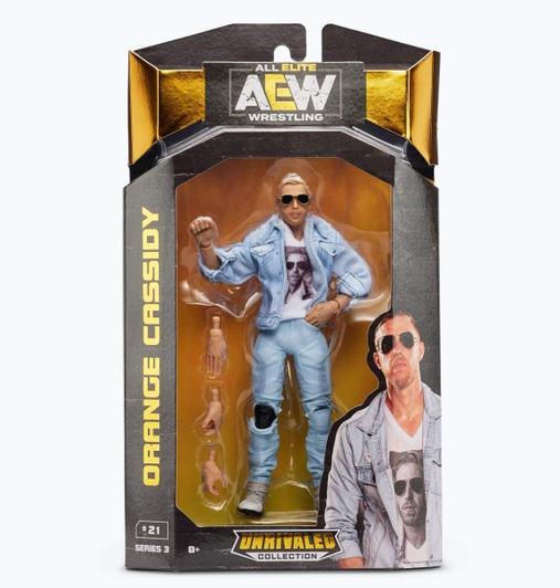 Jazwares AEW Unrivaled Series 3 Orange Cassidy Collection 6" Action Figure