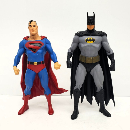 DC Direct (2003-5) Worlds Finest Batman and Superman ALEX ROSS  STYLE action figure set (no package)