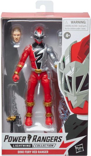 Hasbro Power Rangers Lightning Collection Dino Fury Red Ranger 6" Action Figure
