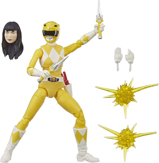 Hasbro Power Rangers Lightning Collection MMPR Yellow Ranger 6" action figure