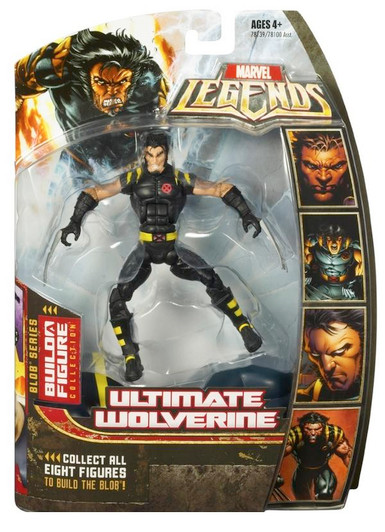 Marvel Legends Ultimate Wolverine (Black costume) Action Figure BAF BLOB Series