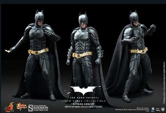 Hot Toys Batman Armory with Bruce Wayne and Alfred MMS236 Sixth Scale Figure set
