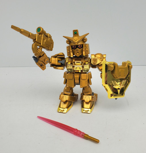 Bandai (2003) Gundam SUPERIOR DEFENDER "SD" GOLD CAPTAIN GUNDAM 5" action figure
