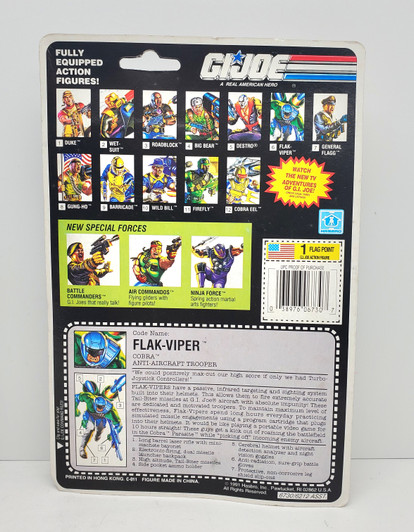 Hasbro (1991) G.I. Joe Flak-Viper 3.75" Action Figure