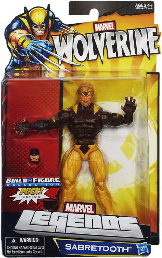 Hasbro Marvel Legends X-Men Sabretooth (Puck BAF Wave) 6" Action figure