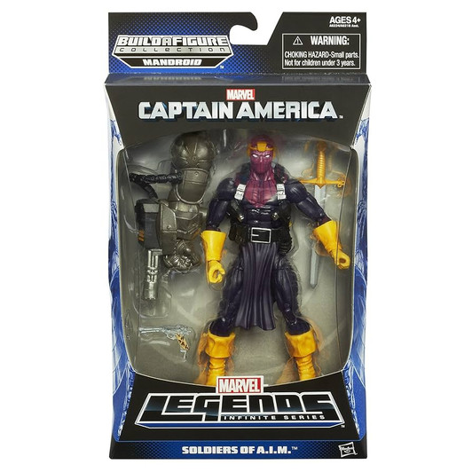 Hasbro (2013) Marvel Legends Baron Zemo (MANDROID BAF Wave) 6" Action figure