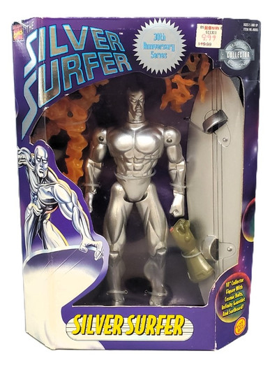 ToyBiz (1997) Silver Surfer Marvel Collector Edition 10" Silver Surfer Action Figure