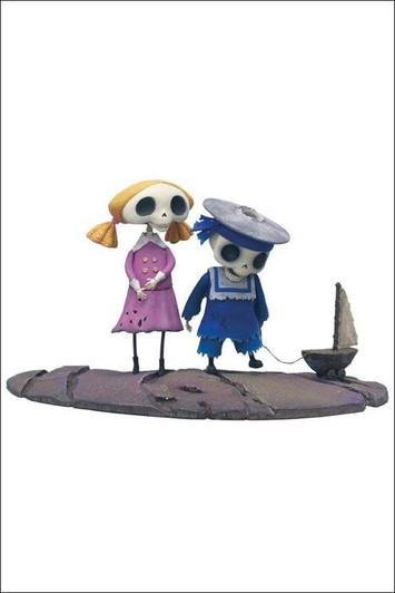 McFarlane Toys (2005)  Tim Burton's Corpse Bride Skeleton Boy and Girl