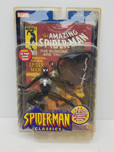 ToyBiz (2000) Spider-Man Classics Symbiote Suit Spider-Man (Black Suit)  Action Figure