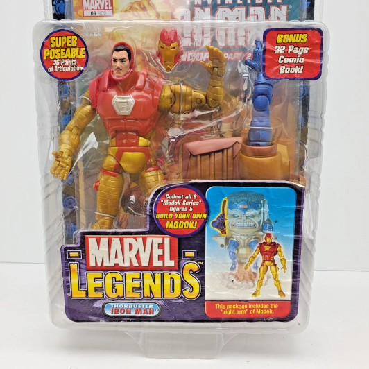ToyBiz (2006) Marvel Legends Iron Man Thorbuster Armor action figure Modok BAF