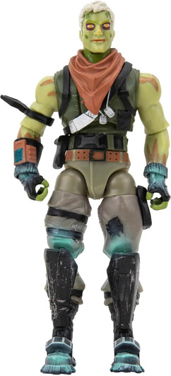 Jazwares FORTNITE - Brainiac GREEN GLOW 4" scale action figure (no package)