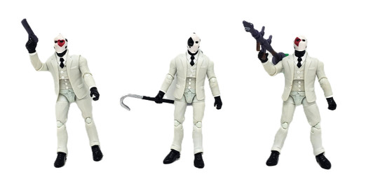 Jazwares FORTNITE - WILD CARD Squad Mode  Diamond, Spade and Heart 4" scale action figure (no package)