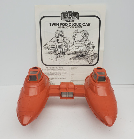 Kenner (1980) Star Wars Twin Pod Cloud Car with instruction sheet