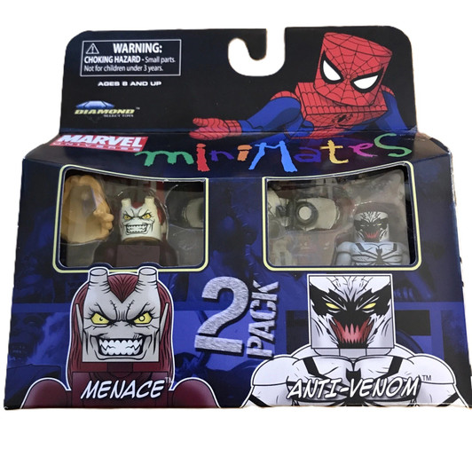 Diamond Select MiniMates Spider-Man Menace and Anti-Venom