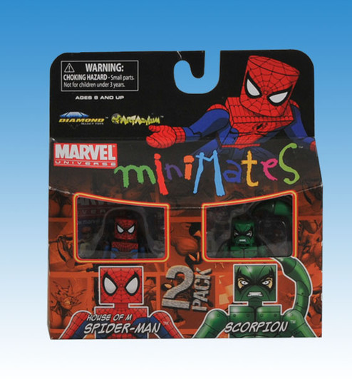 Diamond Select MiniMates House of M Spider-Man and Scorpion