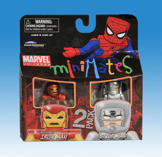 Diamond Select MiniMates Iron Man and Stilt Man