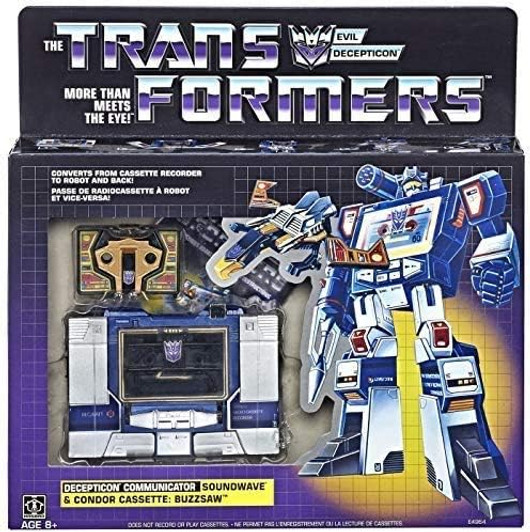 Hasbro (2018) Transformers (G1 reissue) Soundwave and Buzzsaw