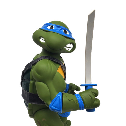 Playmates (1989) TMNT Leonardo 13" Giant Size action figure (no package)