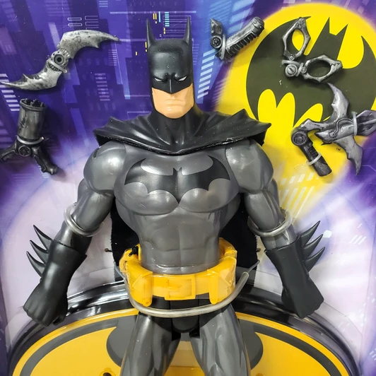 Mattel (2003) Batman 12" action figure Black and Gray suit (in tray)