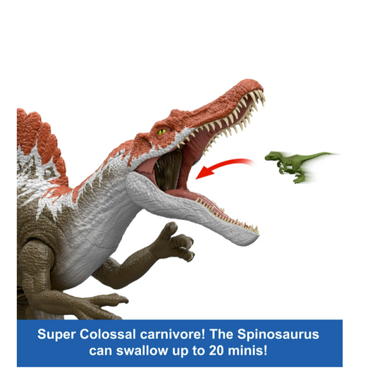 Jurassic World Super Colossal Spinosaurus action figure pack