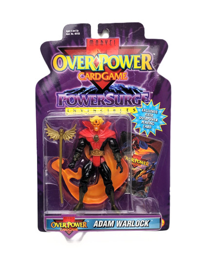 ToyBiz (1996) Marvel OVERPOWER Card Game Adam Warlock Action Figure