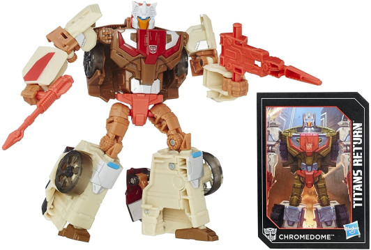 Transformers Generations Titans Return Deluxe Class Stylor and Chromedome