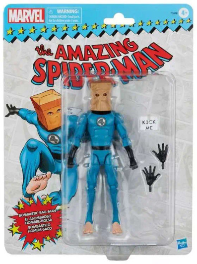 Hasbro Marvel Legends Spider-Man Retro Bombastic Bagman 6" Action Figure