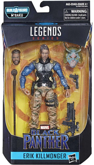 Black Panther Marvel Legends M'Baku Series Erik Killmonger 6" Action Figure [Military]