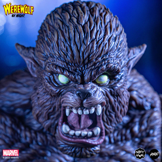 MONDO Marvel Werewolf By Night - Vinyl Designer Figure by James Groman