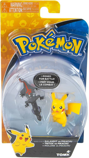 Tomy Pokemon Pikachu and Salandit