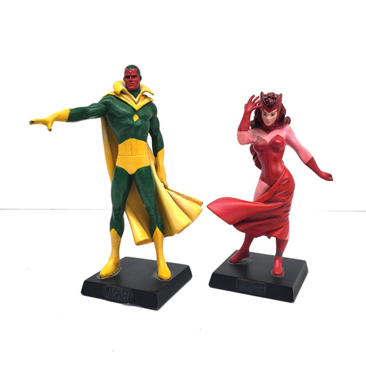 Eaglemoss Marvel Scarlet Witch and The Vision set (no package)
