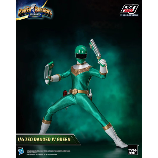 ThreeZero Power Rangers ZEO IV Green Ranger 1/6th scale action figure (open package)