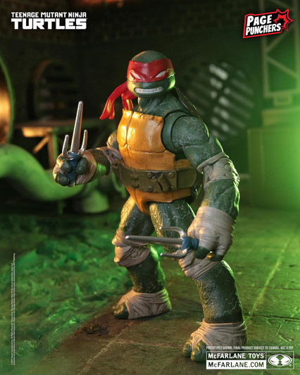 McFarlane Toys - Teenage Mutant Ninja Turtles - Page Punchers - Raphael 5" Action Figure with Comic