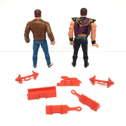 Mattel Last Action Hero Dynamite and Skull Attack Jack Slater action figure lot (no package)
