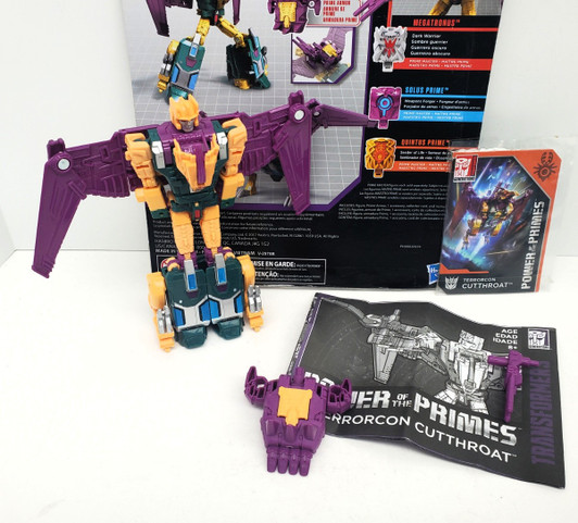 Hasbro Transformers Power of the Primes Terrorcon Cutthroat action figure (no package)