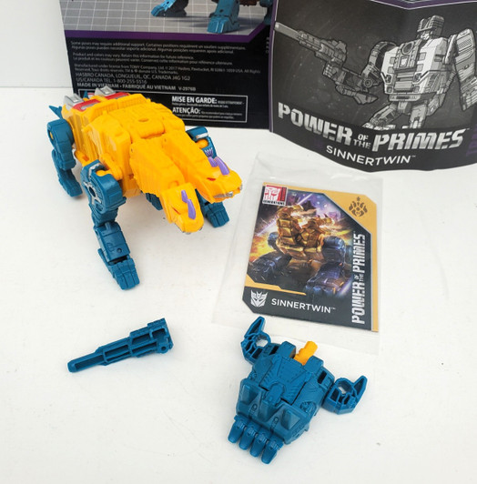 Hasbro Transformers Power of the Primes Terrorcon Sinnertwin action figure (no package)